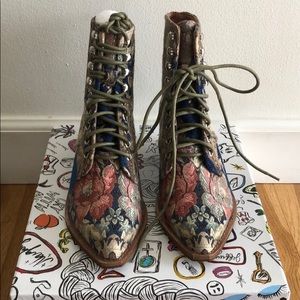 Jeffrey Campbell Tapestry Booties